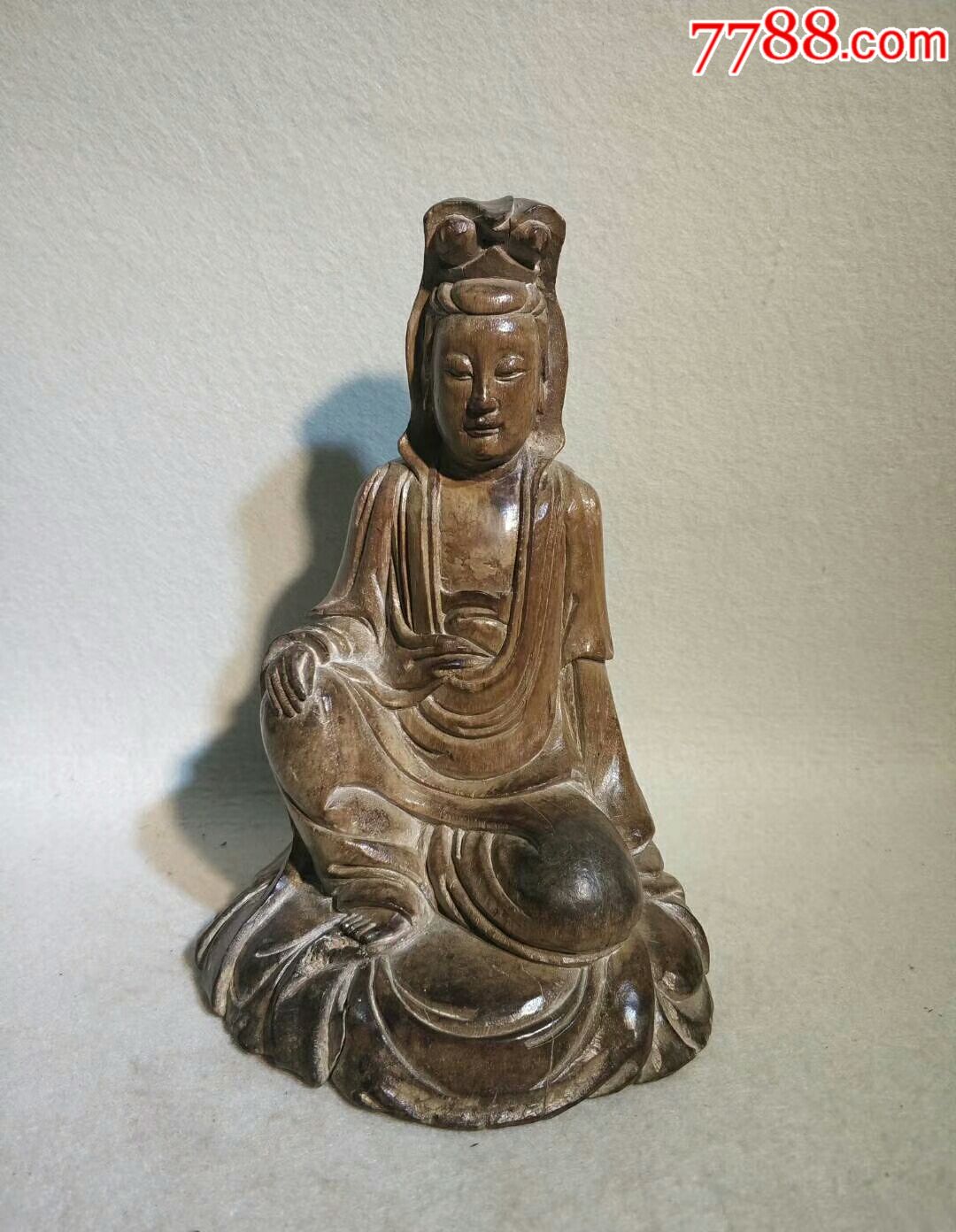 清代木雕观音菩萨