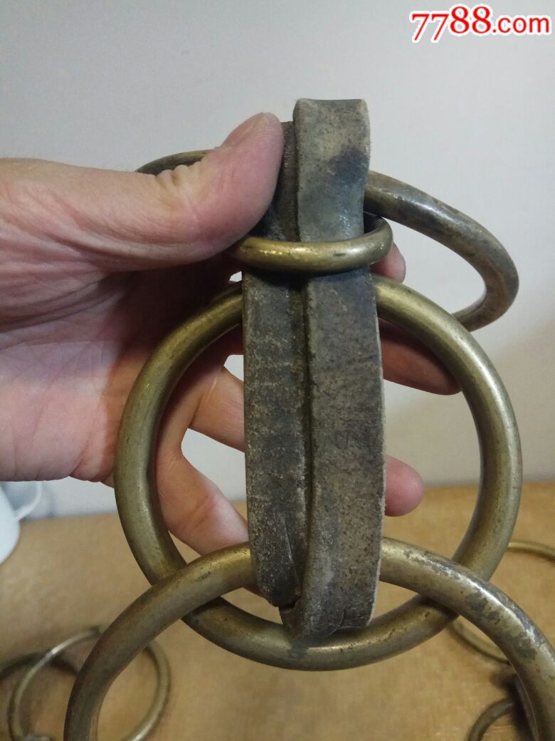 清代一套马具--共8个铜圈