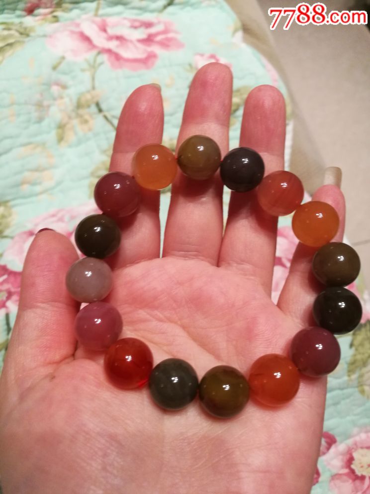 天然糖果玛瑙手串