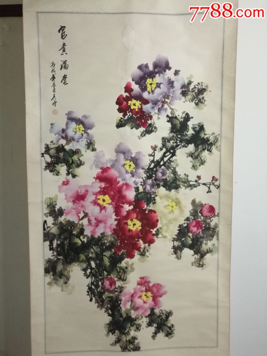 吴增花卉作品