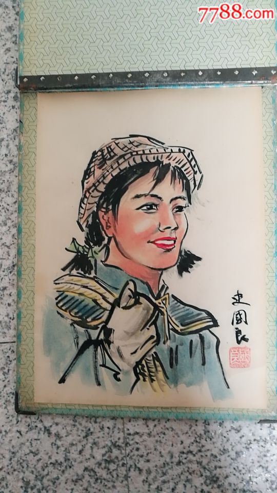 史国良早期人物小画