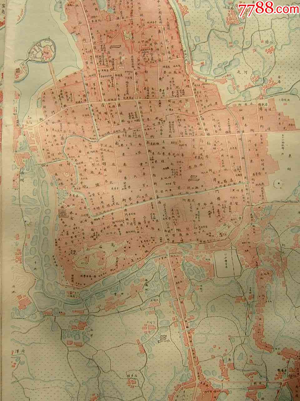 1930年福州市全图\古地图