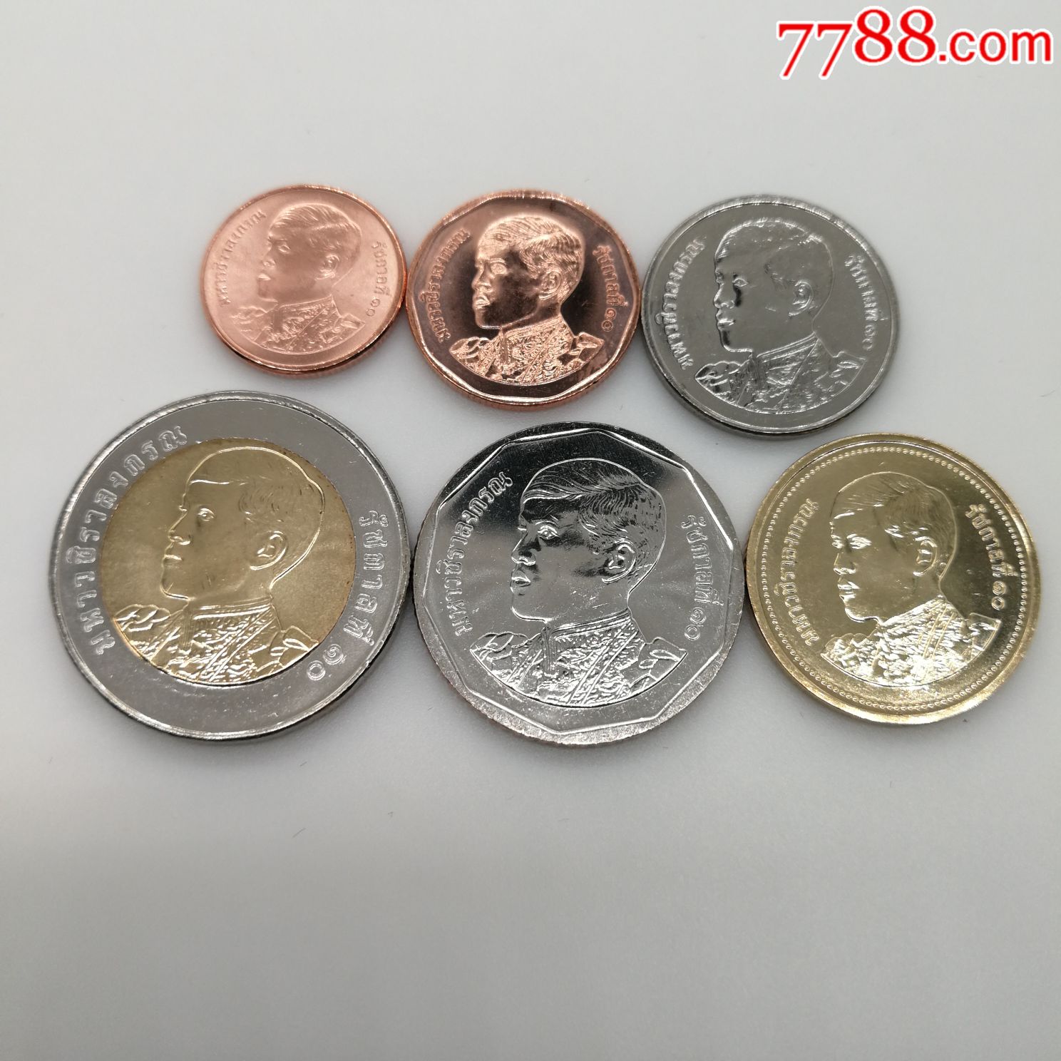 2018年泰国6枚一套硬币