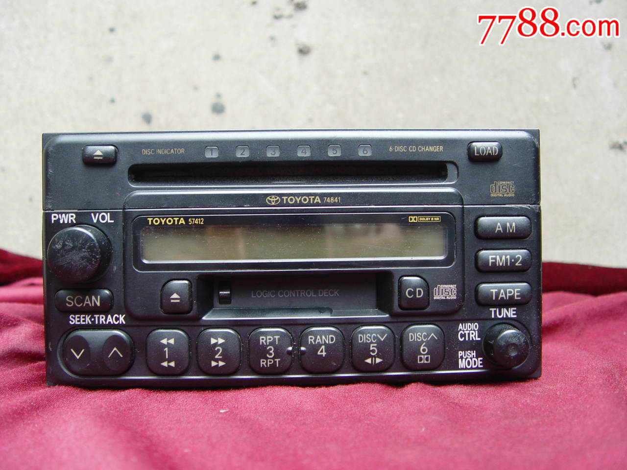 丰田佳美.卡座cd车机.汽车收音机.cd机.