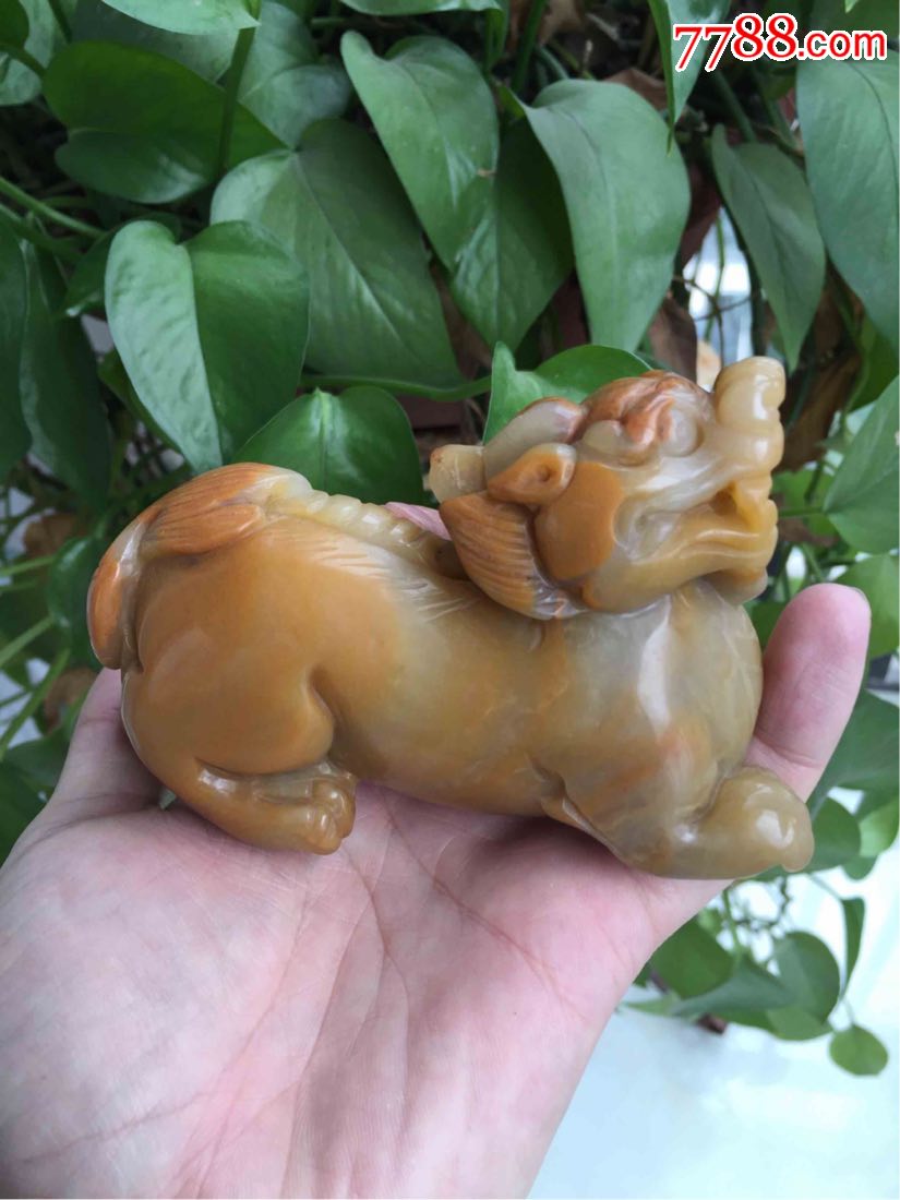 和田玉辟邪玉麒麟