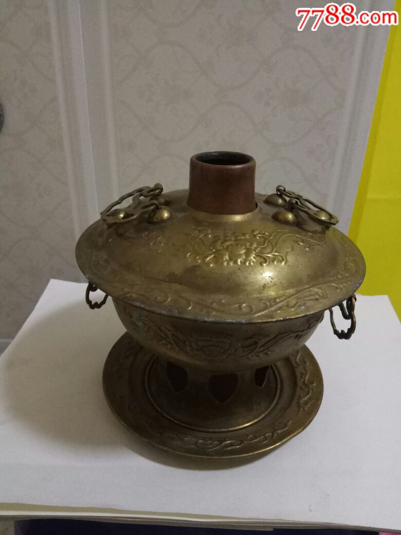 早期老铜火锅----钓鱼台宾馆监制的_第1张_7788收藏__中国收藏热线