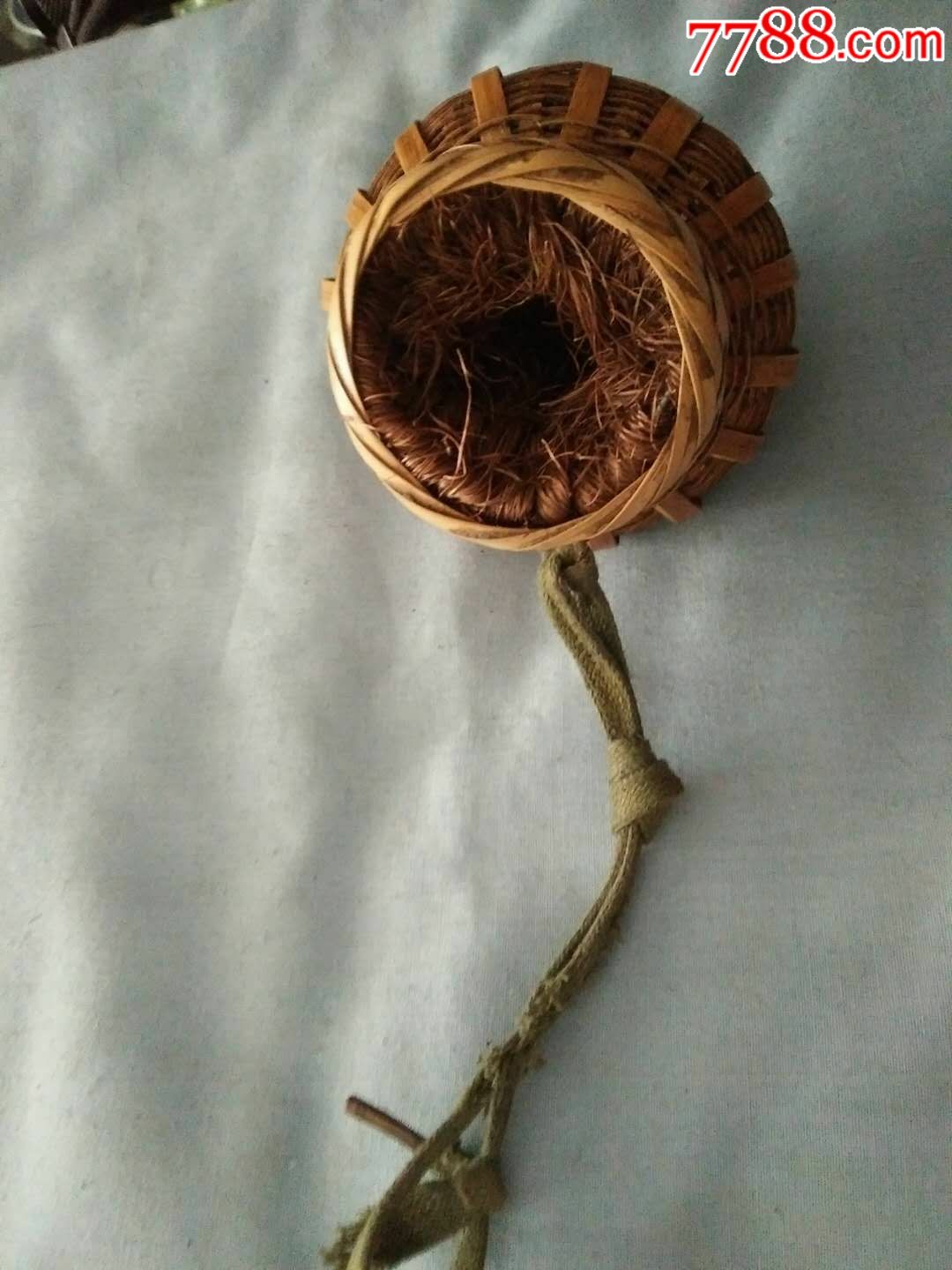 清代竹编蝈蝈笼87cm