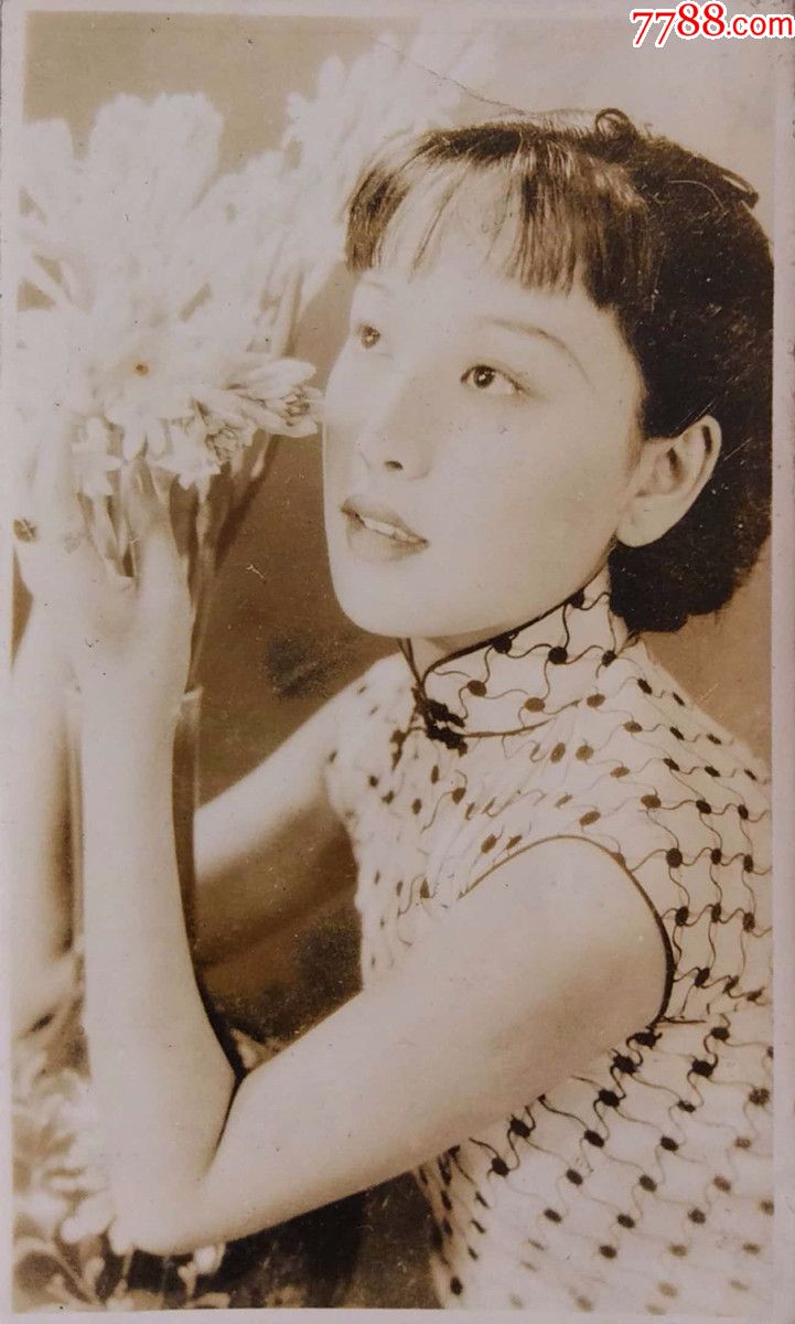 民国怀旧收藏老上海电影明星袁绍梅照片