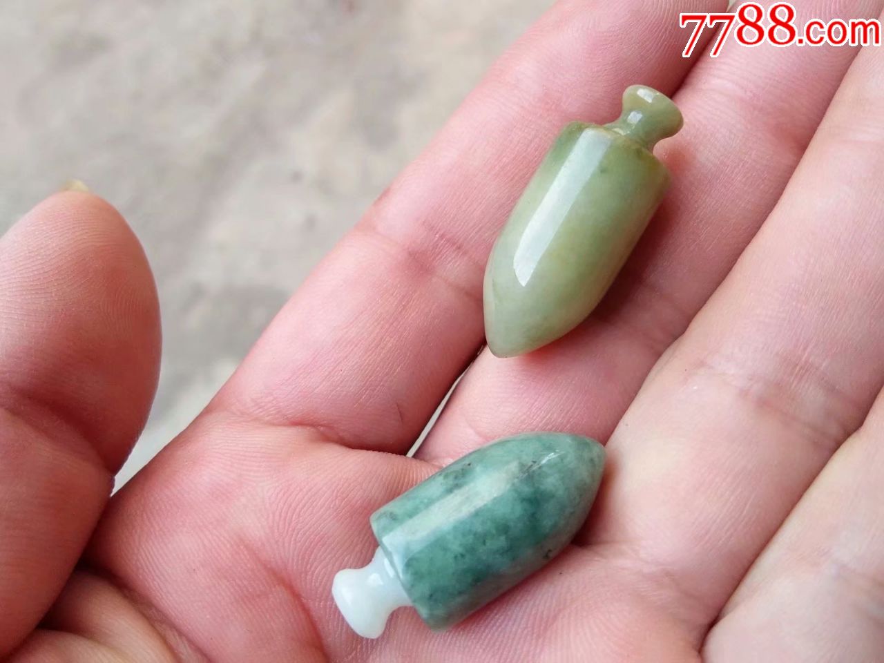 翡翠口含一对-se59028422-翡翠/缅甸玉-零售-7788收藏__中国收藏热线