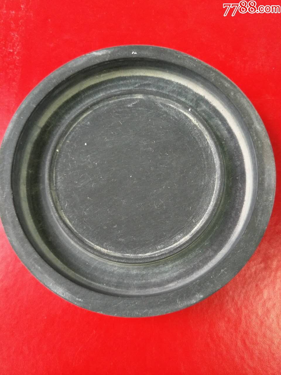 库存老罗纹砚玉山产直径有25cm未上油