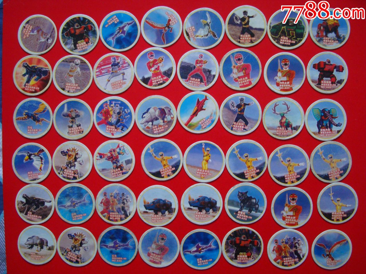 小二郎～～百兽战队～～64张合售28元