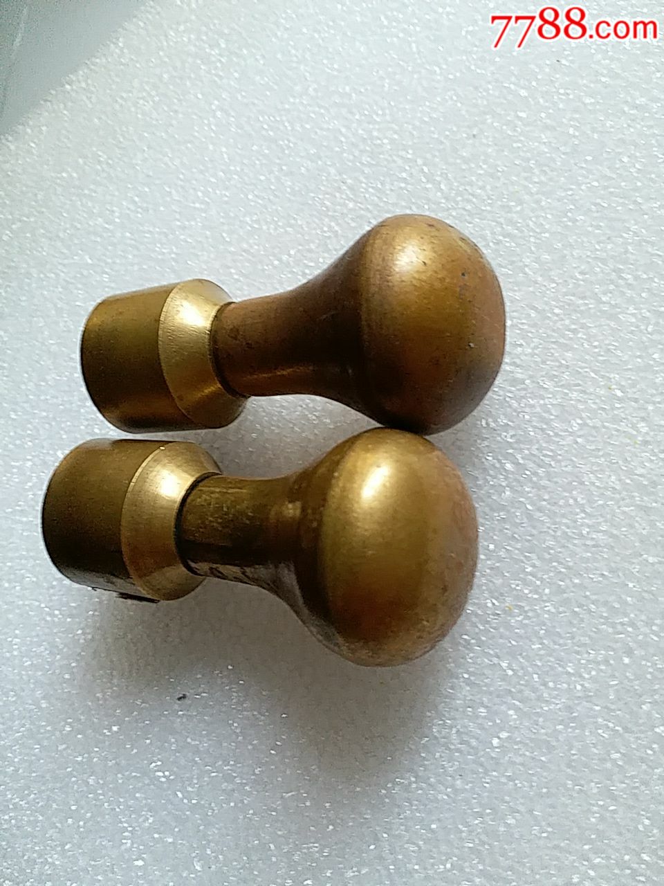 银行铜印把头一对