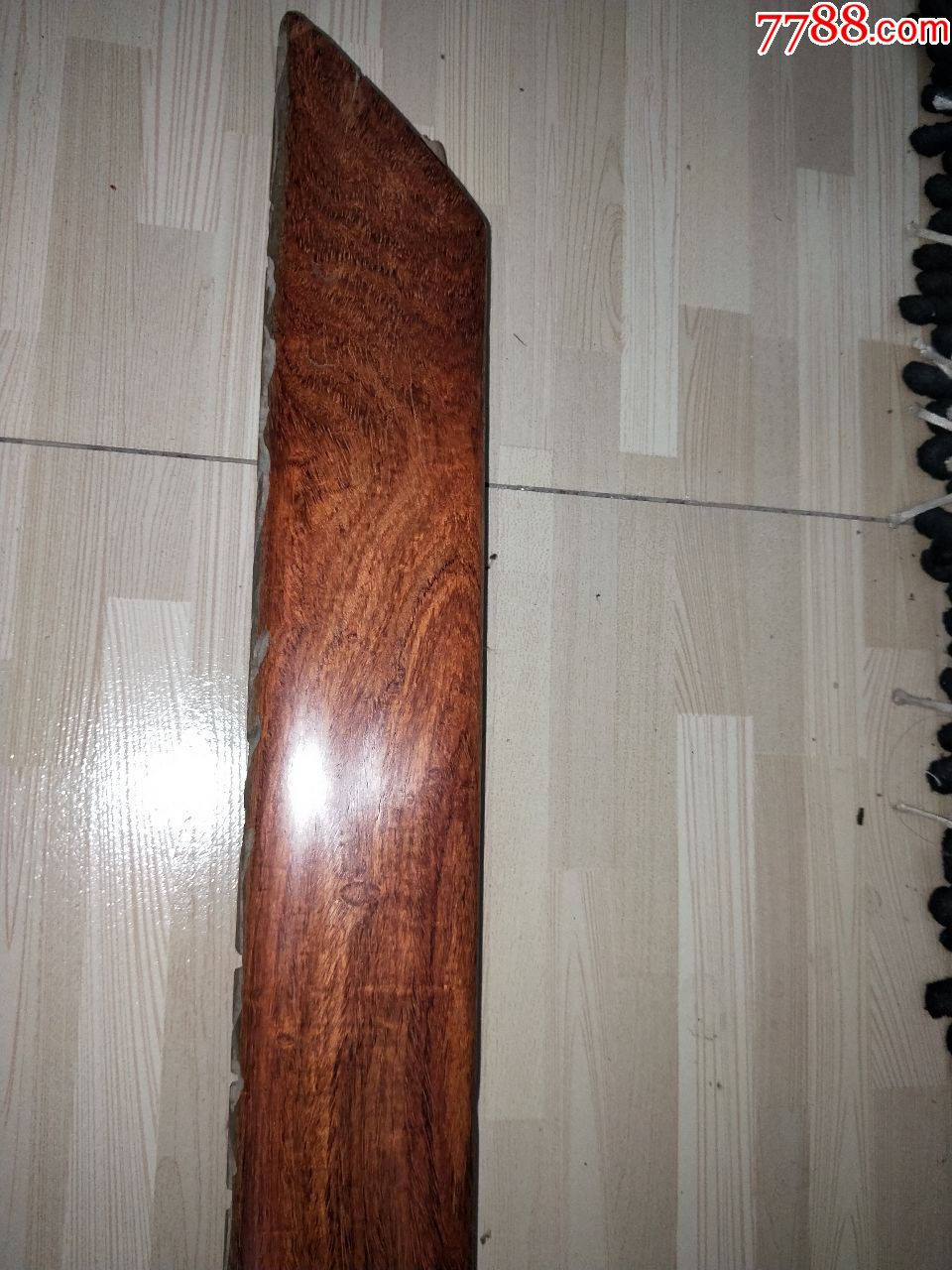 清代老海南黄花梨老家具散件,尺寸65x7x3cm,重2斤