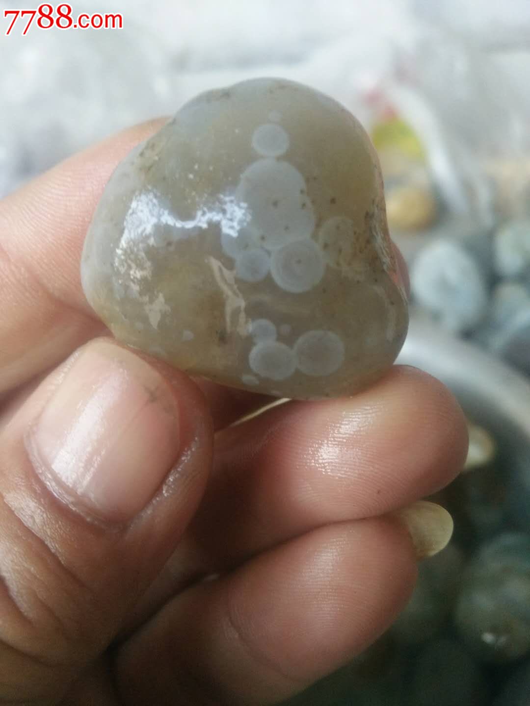 纯天然天眼玛瑙奇石精品(师徒坐禅佛公)