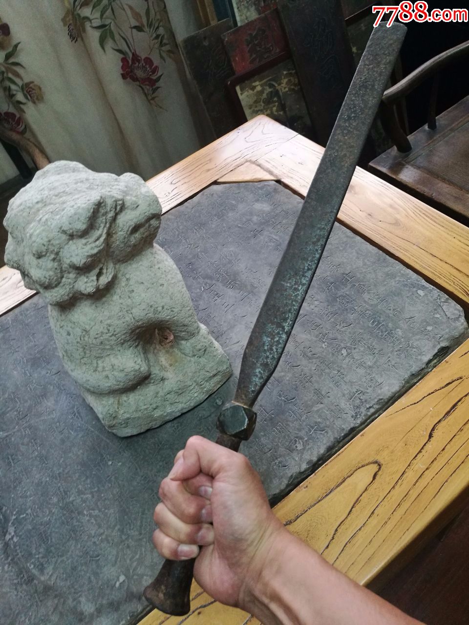 明代兵器铜箍铁尺