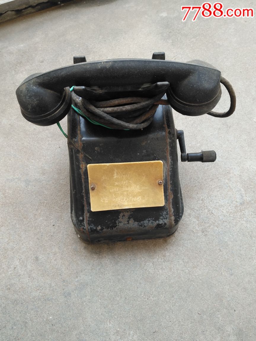 五十年代老电话铁壳旧电话收藏