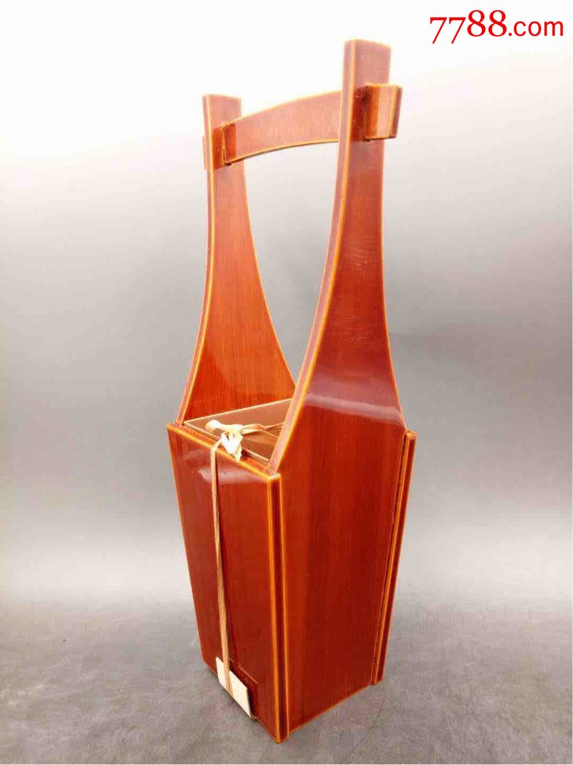 回流木胎漆器花篮