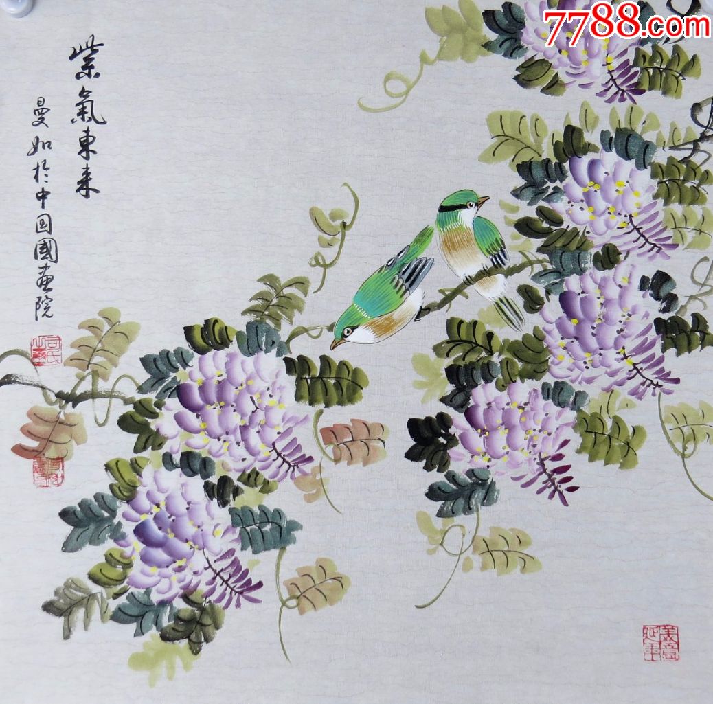 3394司曼如山东济南人,职业工笔画家.画工细腻,用色饱满自然.