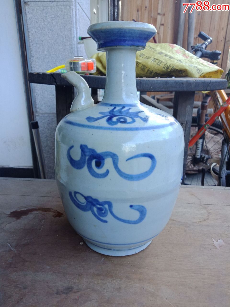 包老青花执壶(全完整)
