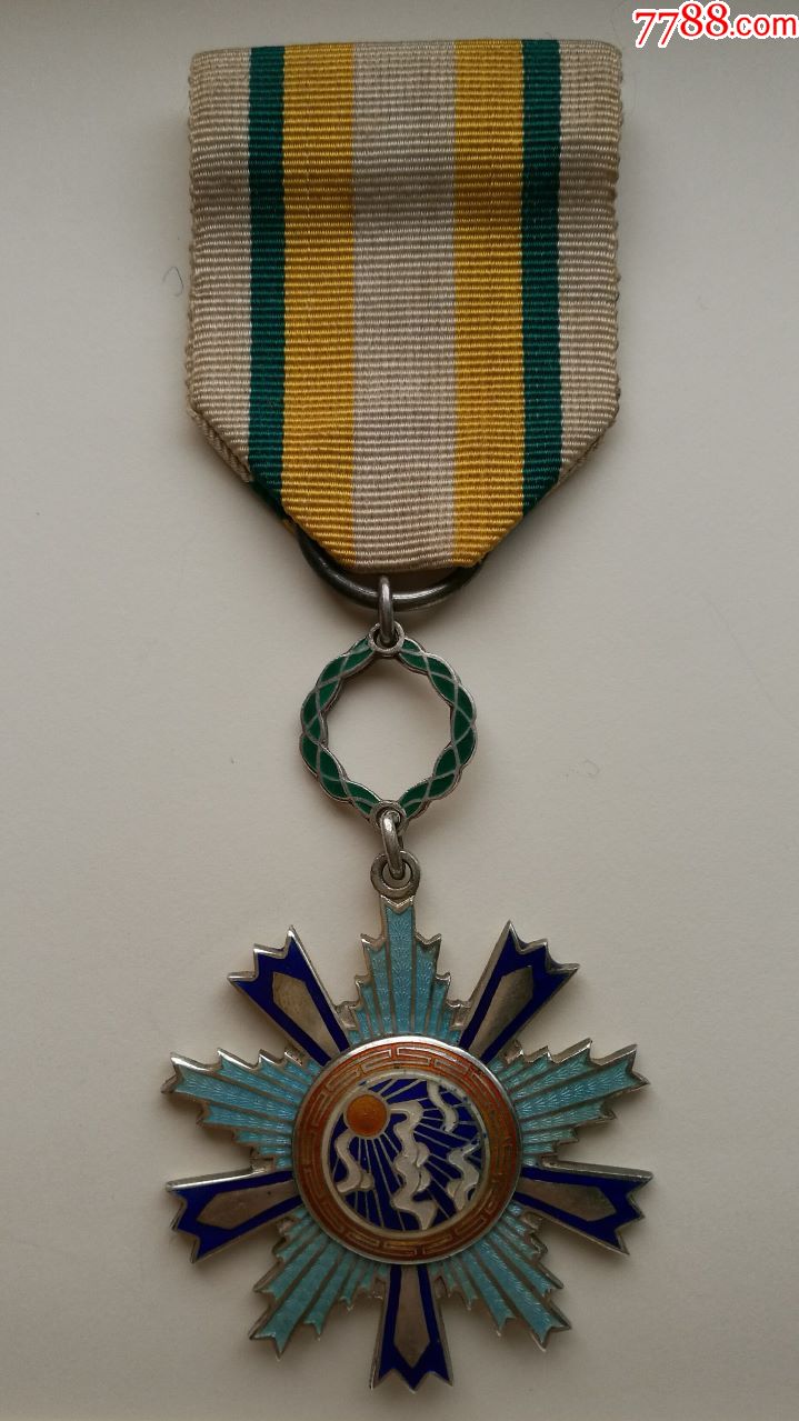 及其少见中华民国光华奖章一级甲等,银质