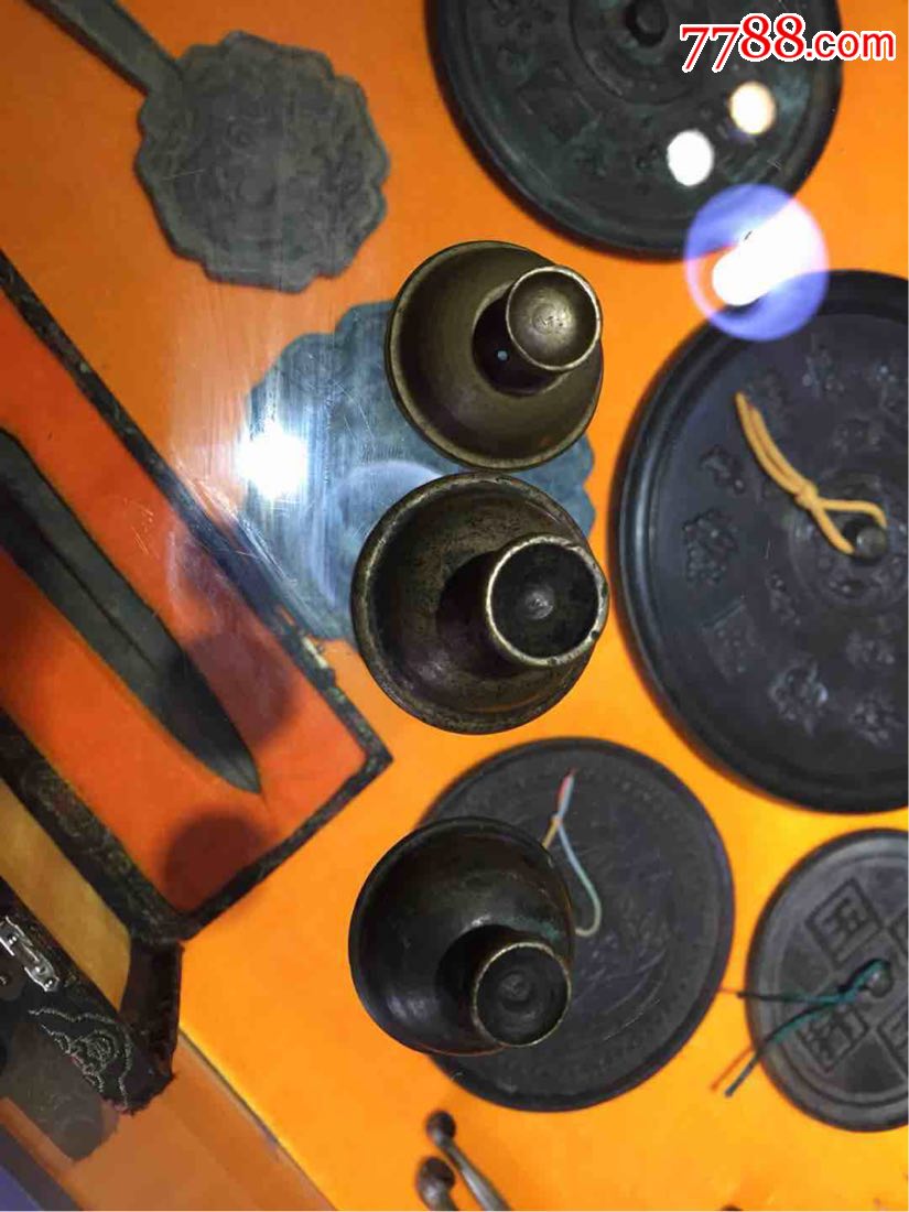 清代黄铜佛前供灯