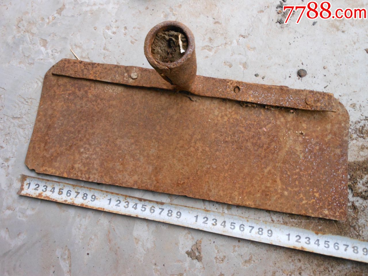 农具;铁刨子刨土埂子37厘米*15厘米*14厘米