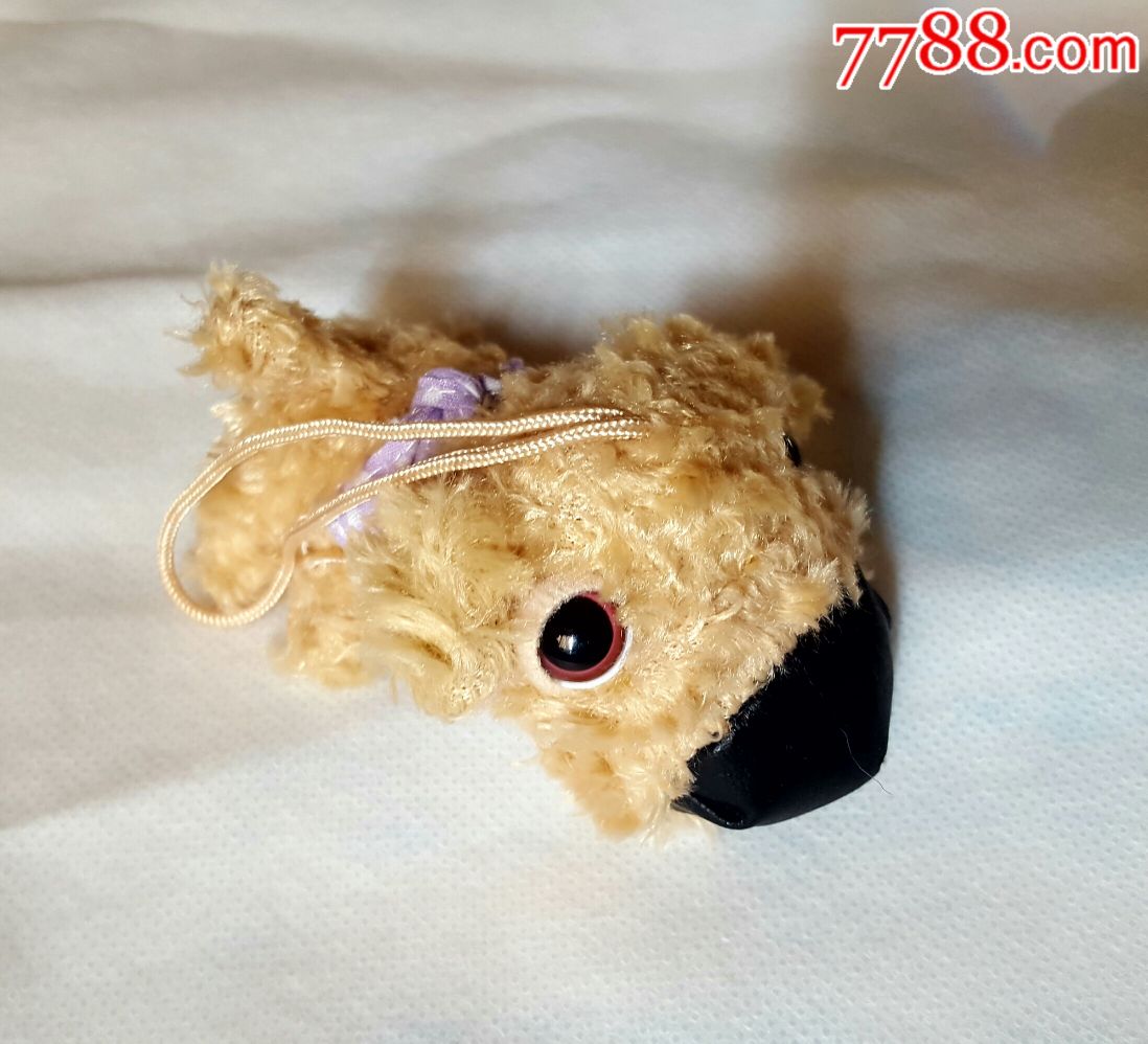 麦当劳早期大头狗公仔迷你小狗布娃娃/毛绒公仔挂件,单个已拆封