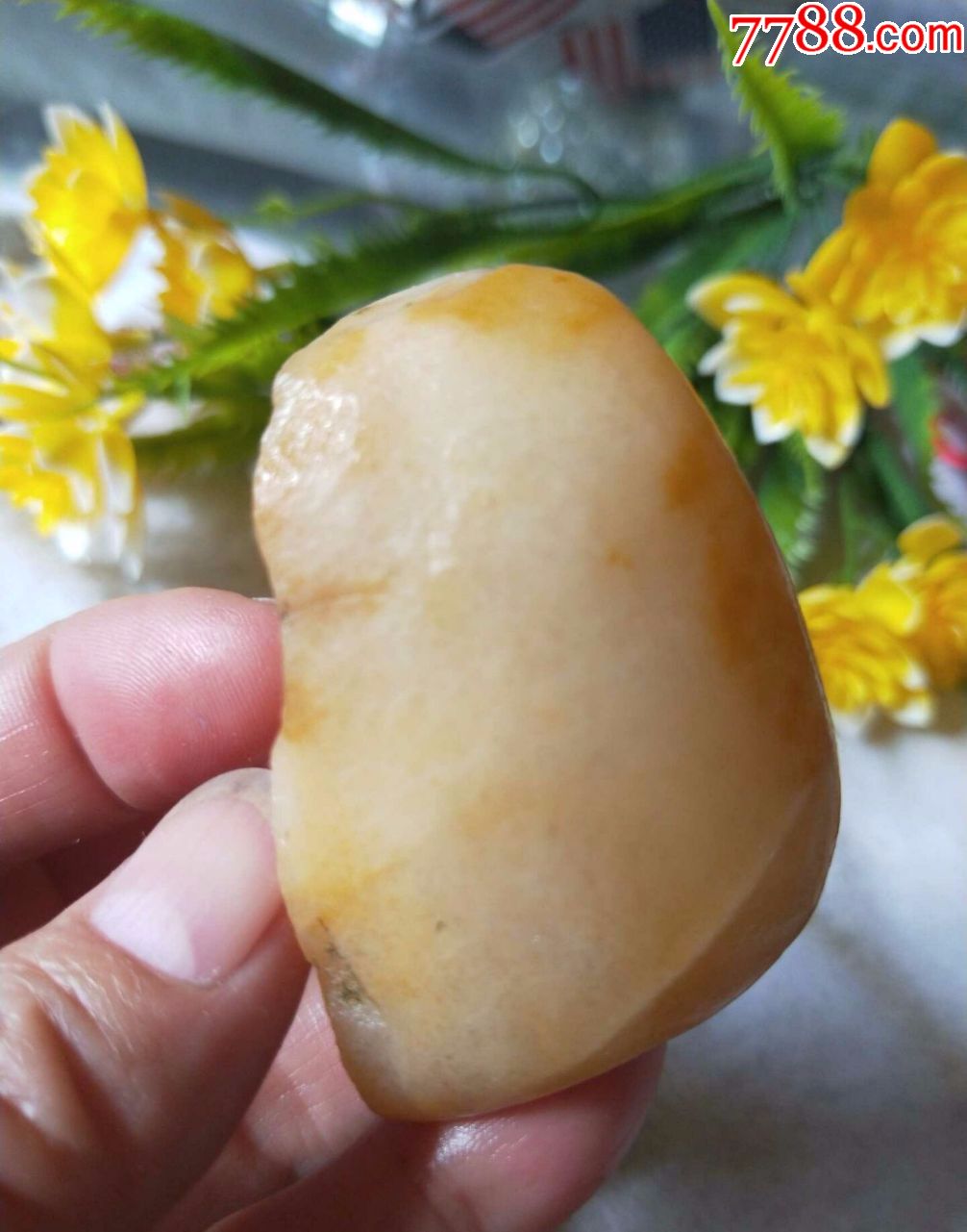 117克新疆乌尔禾地表料金丝玉