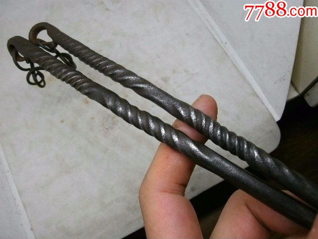 铁筷子.扭麻花纹,结实