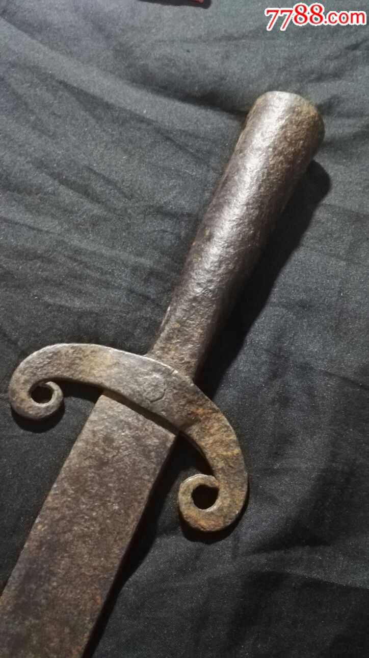 清代牛角档刀矛