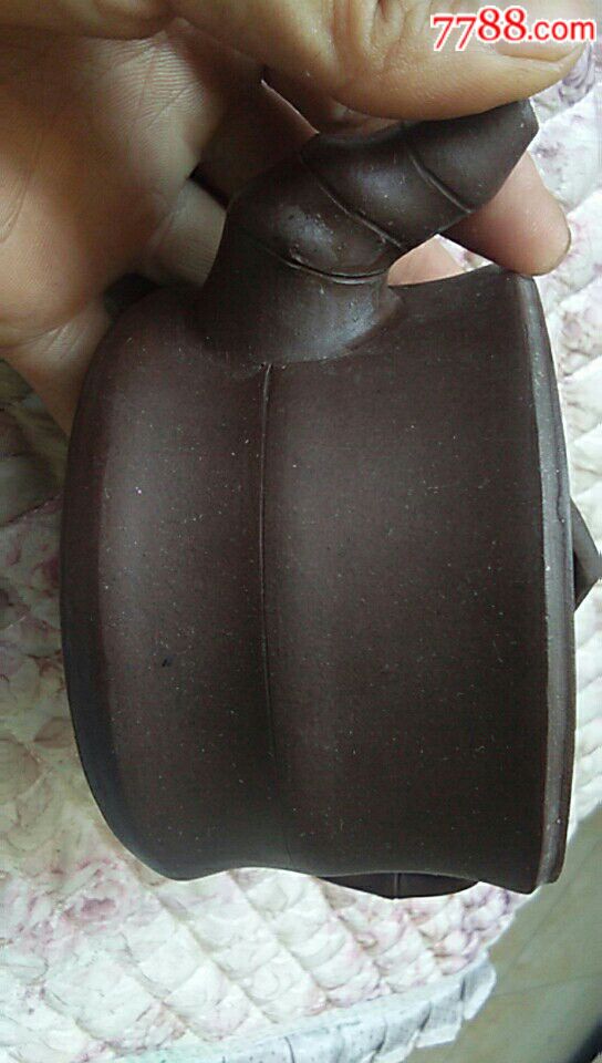 80年代陈凤英款紫砂竹段壶