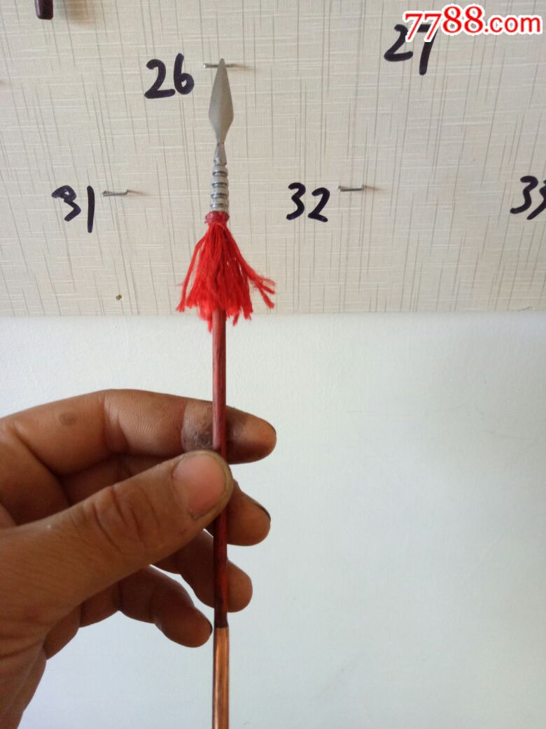 匠人长矛挂件摆件微型兵器