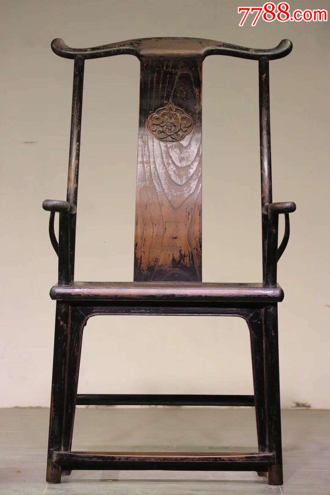 明式大四出头座椅一对完整漂亮牢固