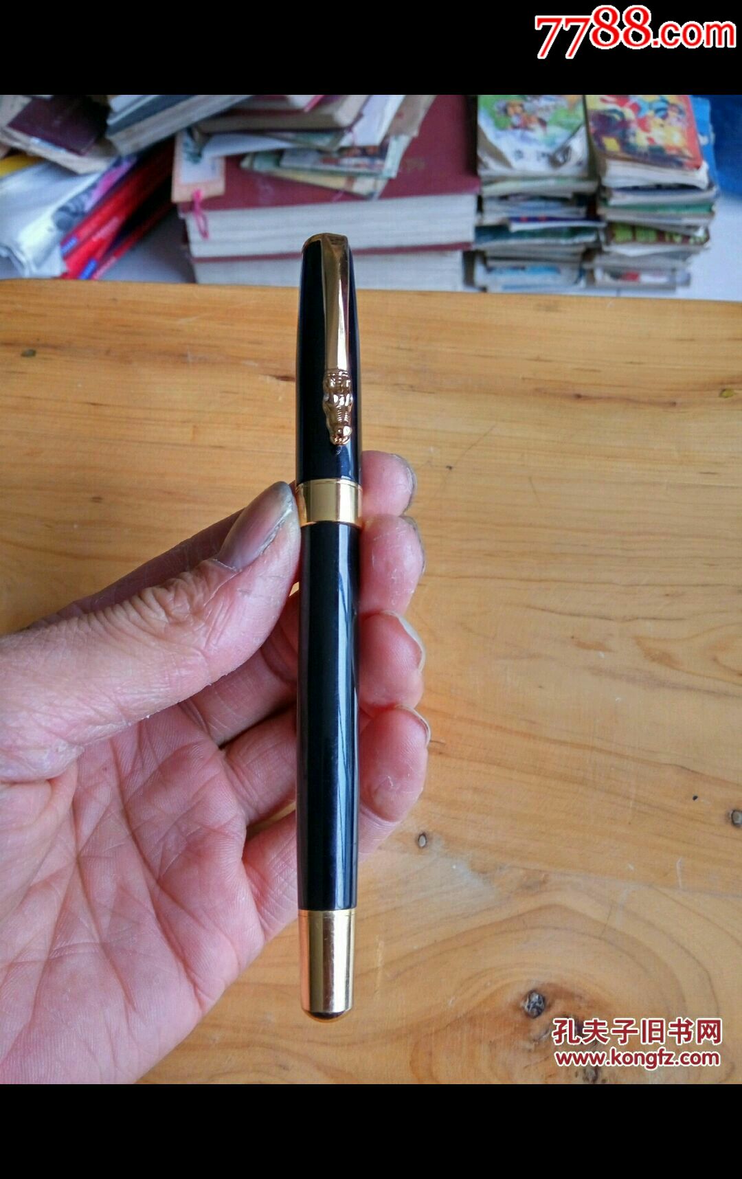 欧洲渡金鳄鱼22k钢笔