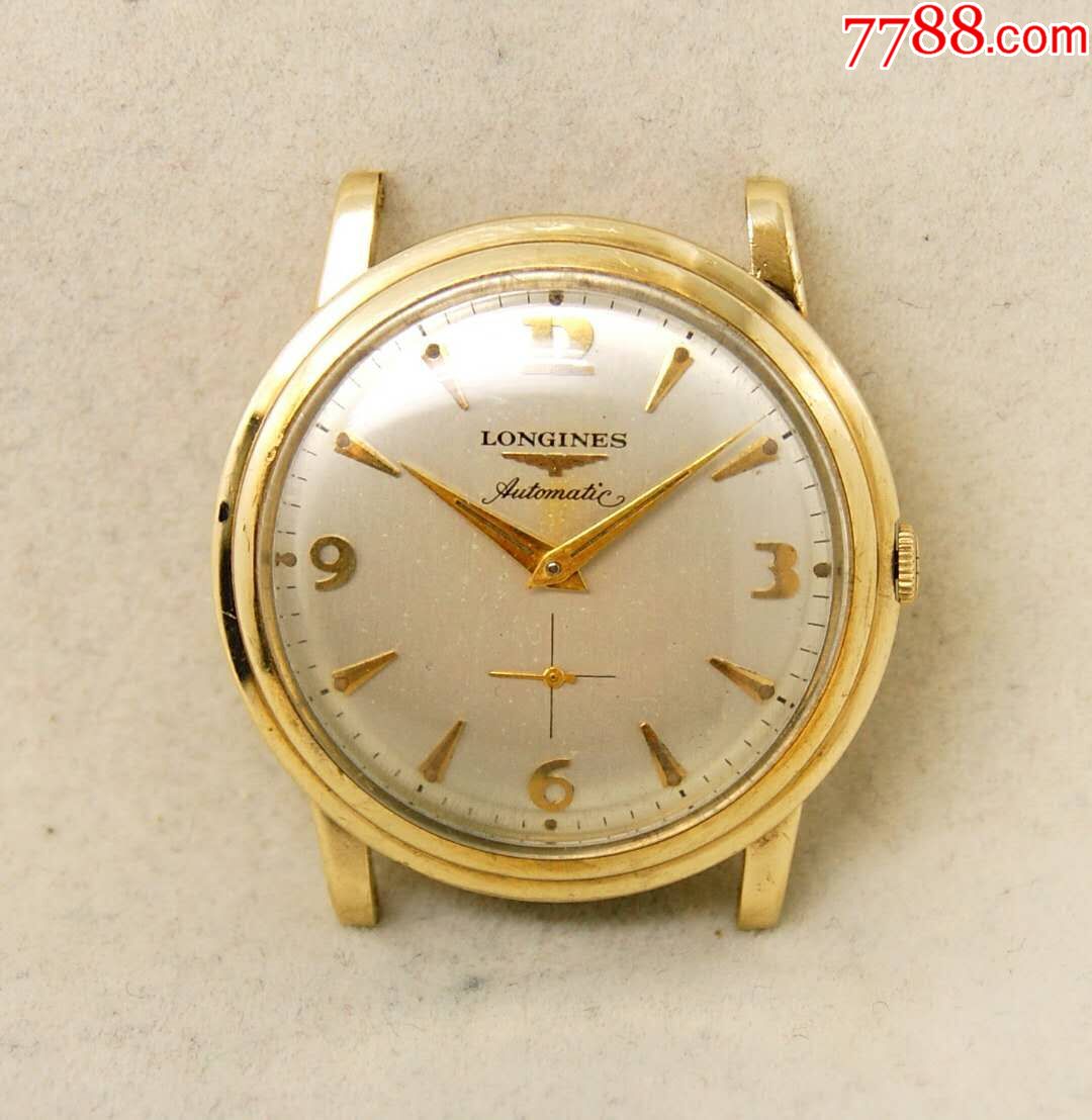 瑞士原装浪琴10k包金壳啄木鸟古董男表