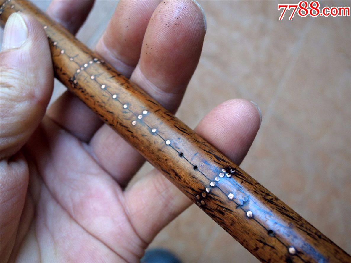 度量衡收藏180601民国好料粗杆铁盘老杆秤多面铁权秤砣品好