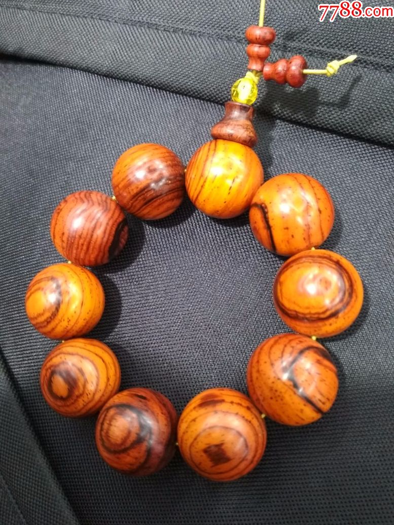 缅甸黄花梨手串25mm