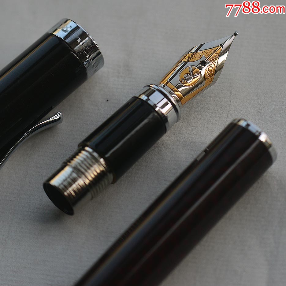 playboy钢笔花花公子大尖全新库存顺滑双色尖22kgp无墨囊