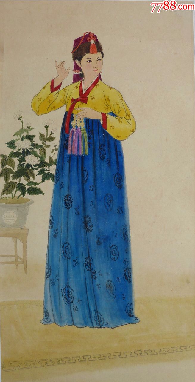 店内编号:cxyh 品种: 人物国画原作-人物国画原作 属性: 仕女画原画