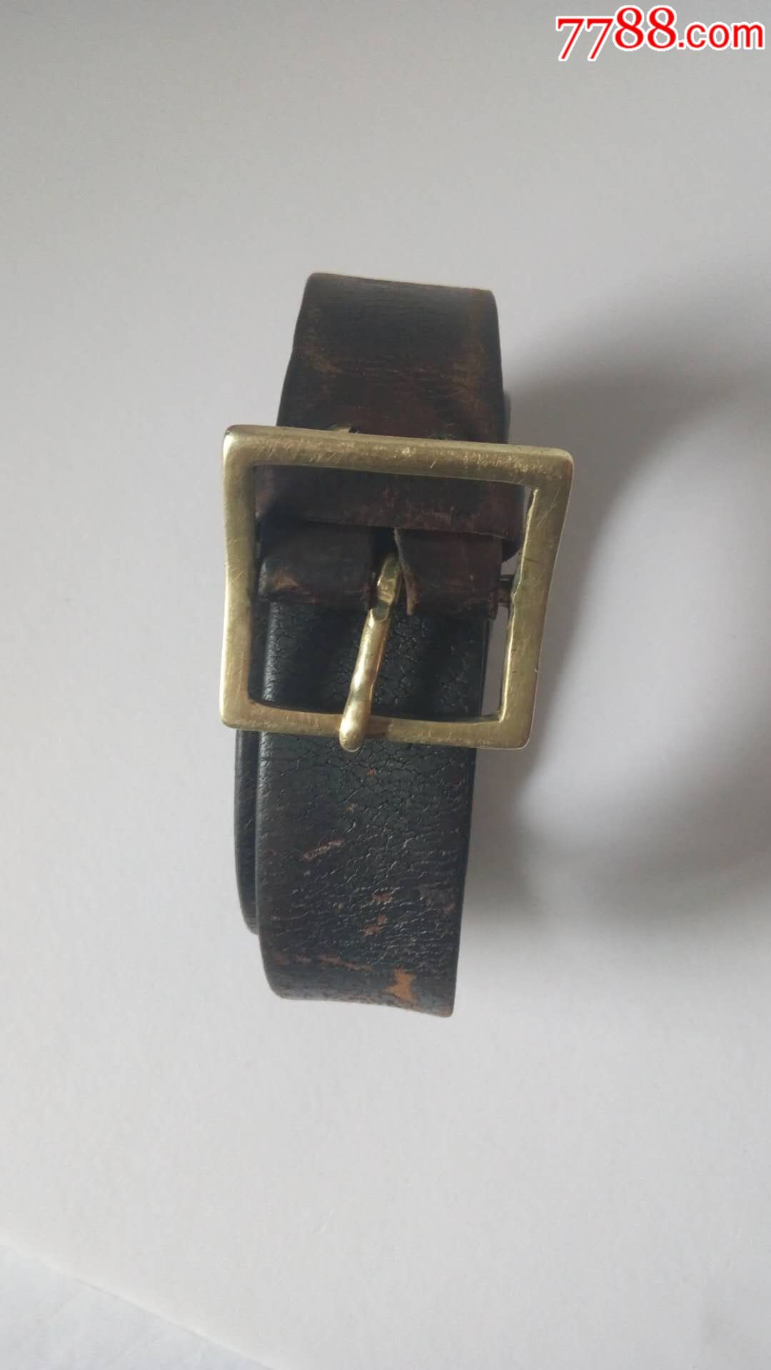 老式全牛皮*用腰带(铜扣)