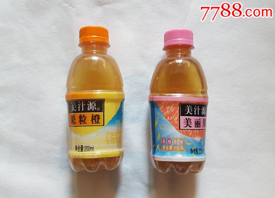 绝版收藏,美汁源迷你胶瓶,200ml
