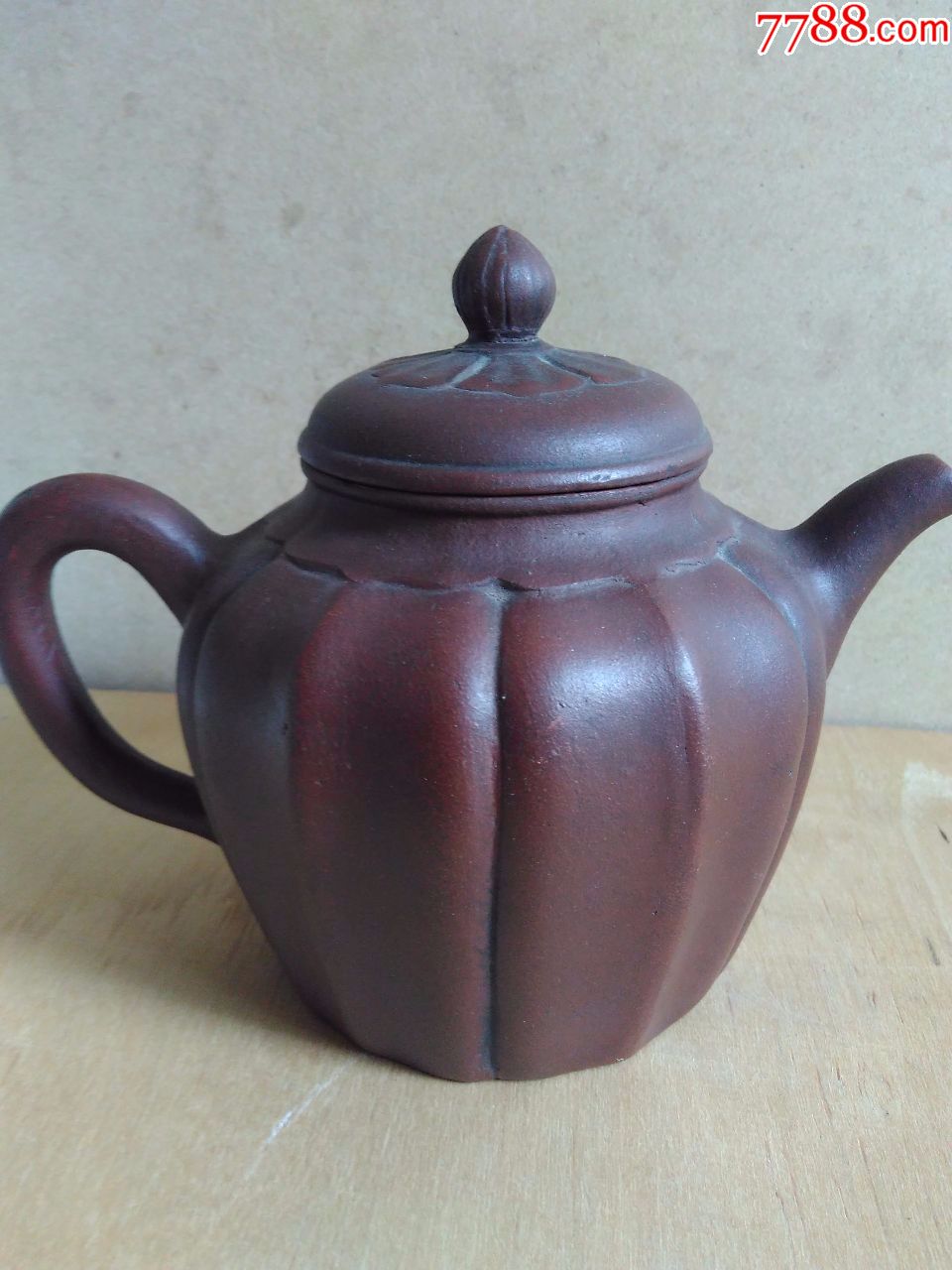 宜兴松亭自造款宝菱壶,紫砂壶_第2张_7788紫砂壶