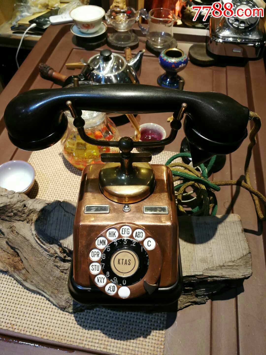 西洋古董古董电话老电话拨盘电话老式电话-se59724652-旧电话机-零售