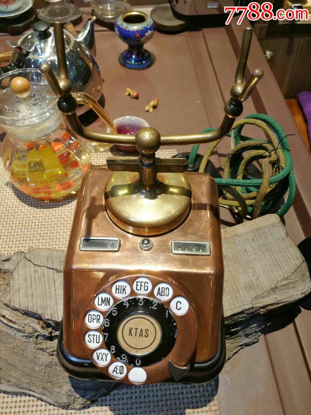 西洋古董古董电话老电话拨盘电话老式电话