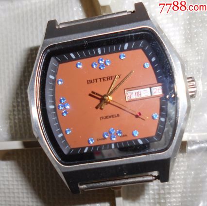 西安蝴蝶手表厂蝴蝶表【带包装盒,合格证】