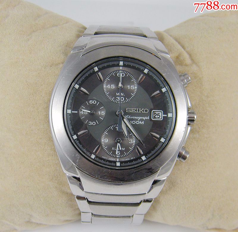 seiko精工-多功能石英计时手表-7t62