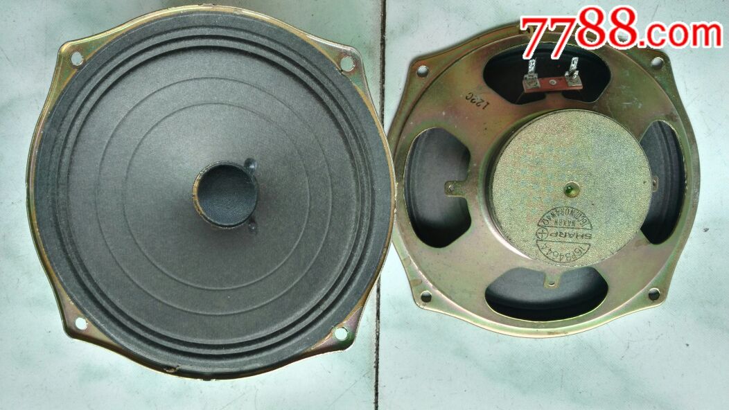 日本原装sharp-gf555,666夏普收录机低音喇叭,夏普录音机