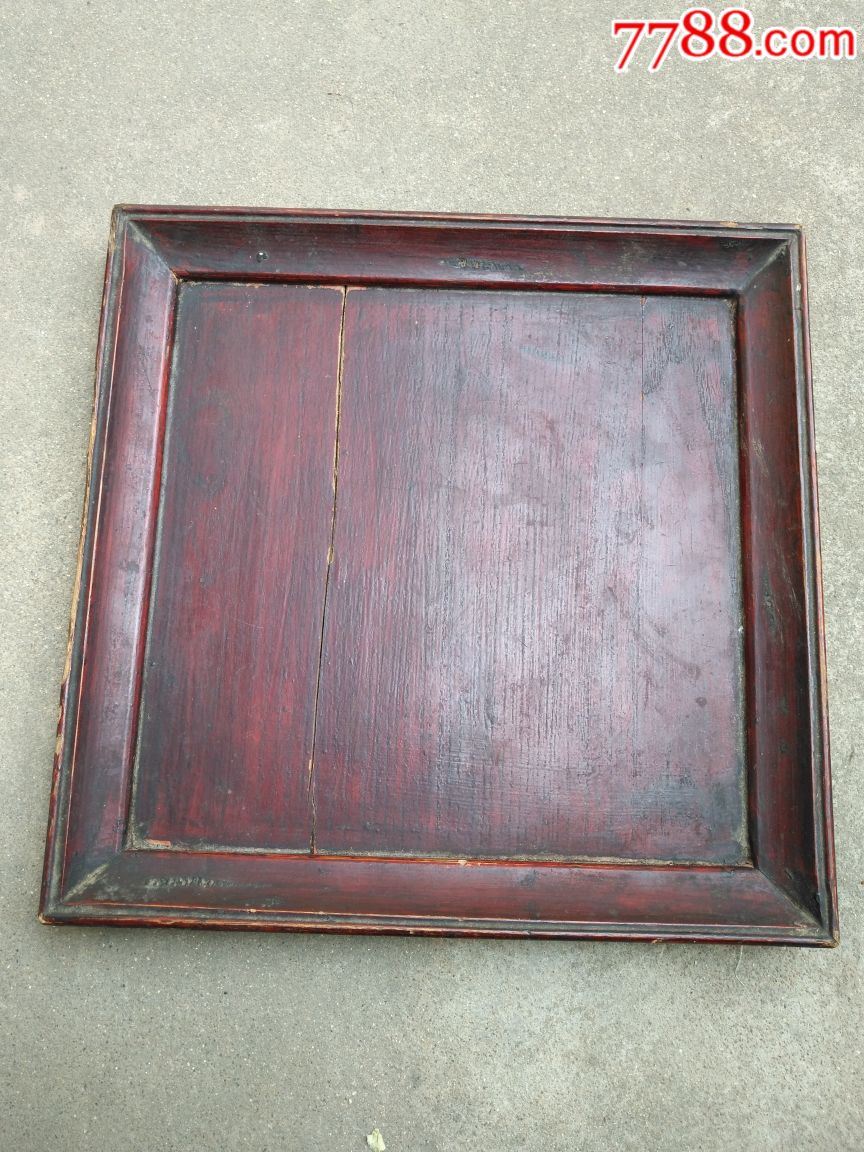 特价老木盘民国上漆木盘方盘老茶盘木盛具正方形木果盘子茶盘老木器