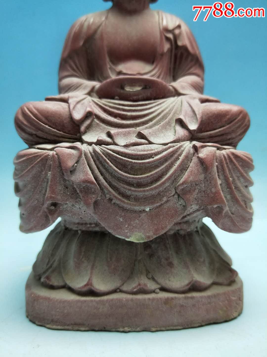 民国时期莲花座老佛像