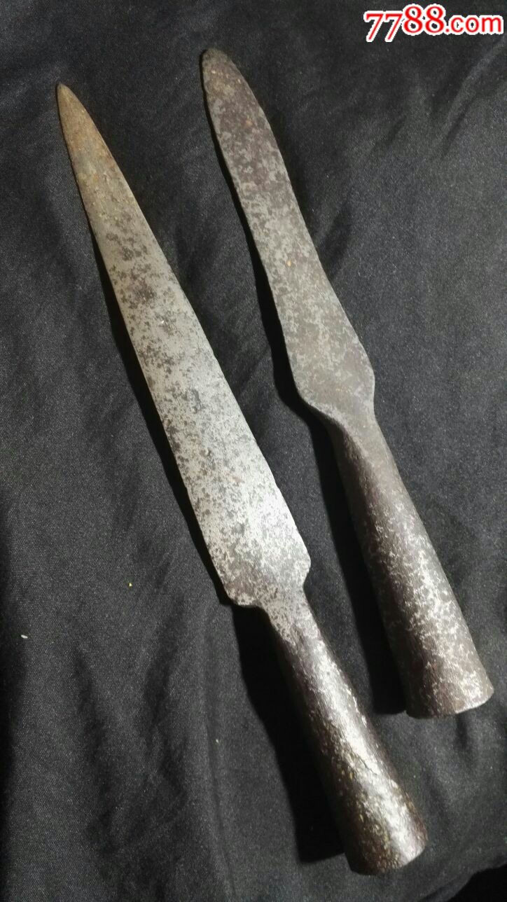 两把小矛头-价格:200.0000元-se59890844-铁兵器-零售-7788收藏__中国